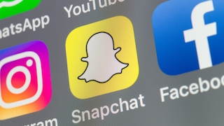 Snapchat-App auf Handy