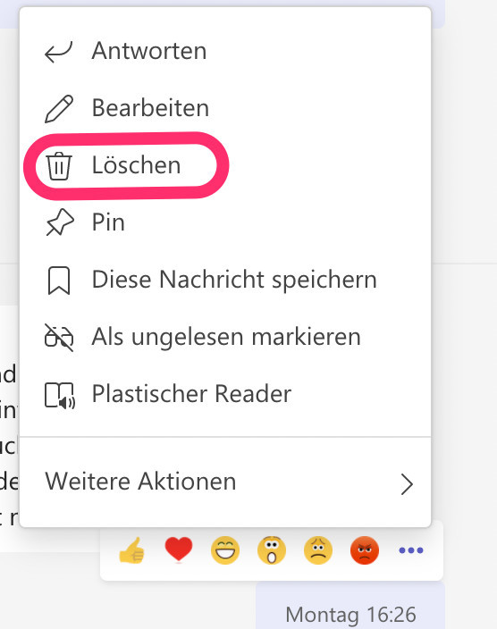 Teams Chat löschen diese Optionen bietet das Tool COMPUTER BILD