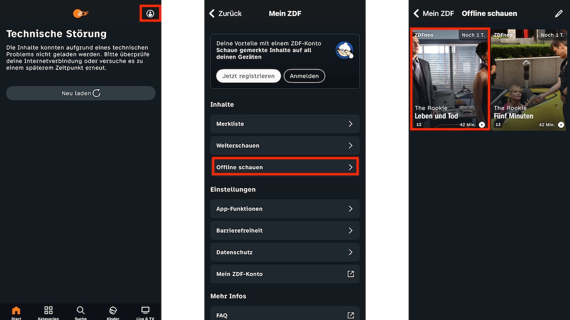 Neue ZDF-Mediathek: So laden Sie Sendungen herunter - COMPUTER BILD