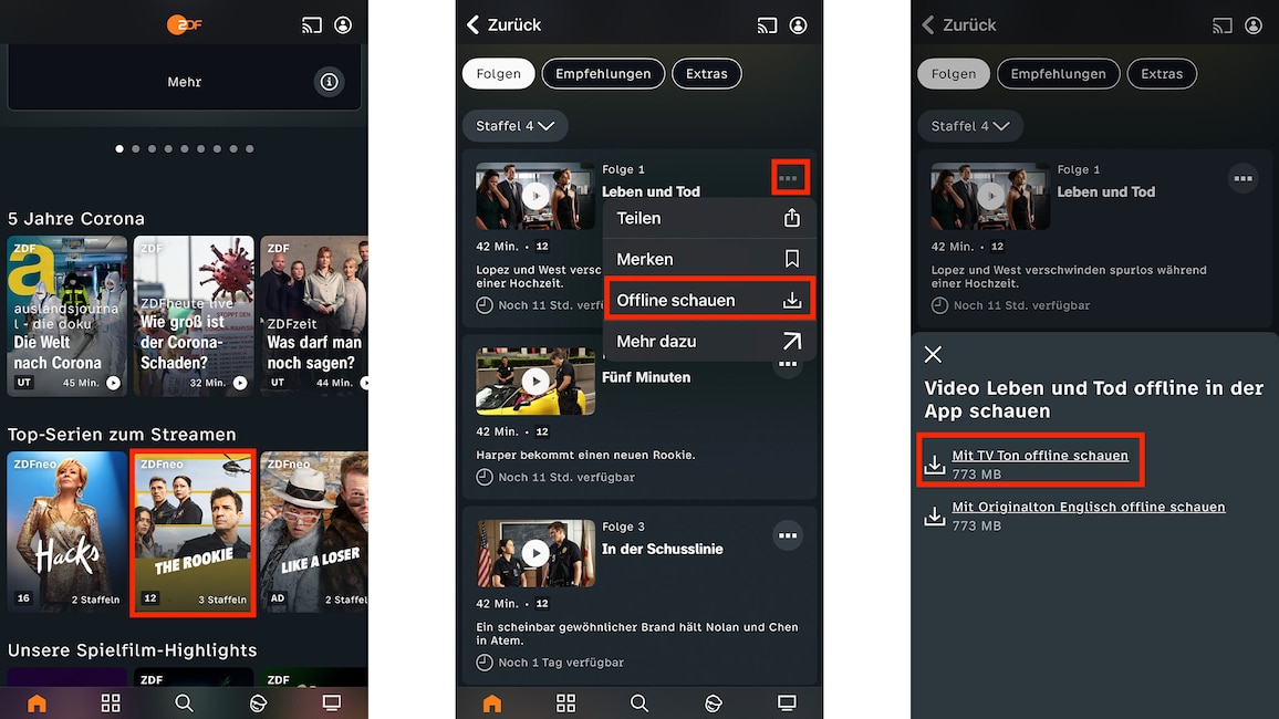 Neue ZDF-Mediathek: So laden Sie Sendungen herunter - COMPUTER BILD