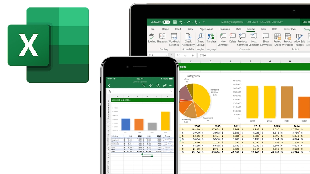 Excel auf Handy und Tablet