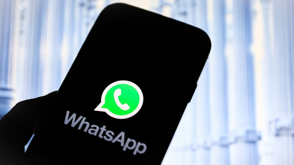 WhatsApp-Icon auf Handy-Display