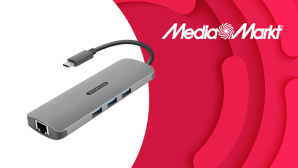 Sitecom-Adapter reduziert: USB-C-Multi-Adapter bei Media Markt im Angebot © iStock.com/sabelskaya, Media Markt, Sitecom