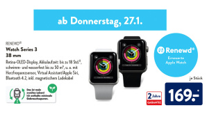 Apple Watch 3 Renewd bei Aldi S�d © Aldi S�d