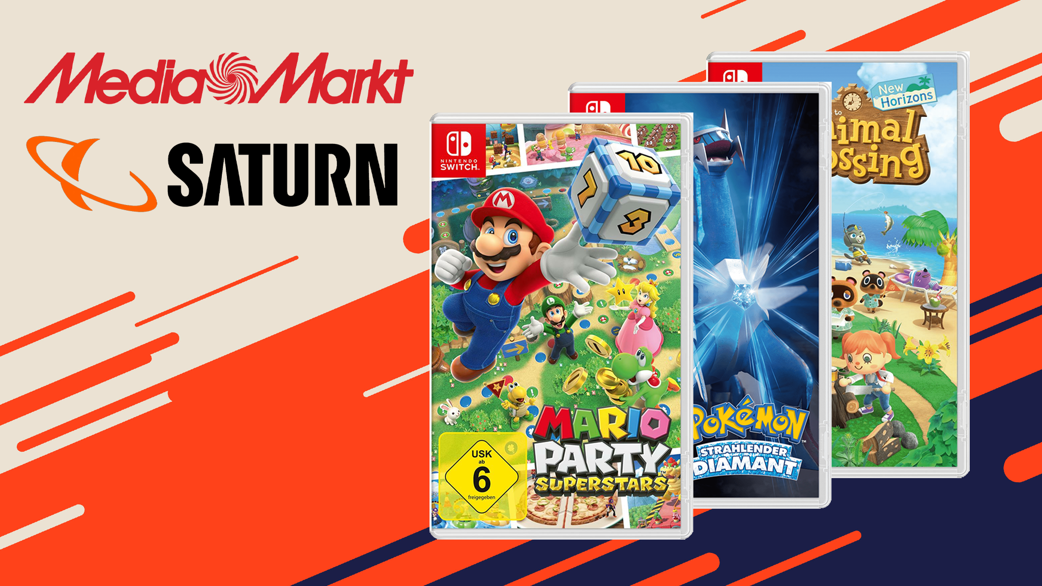 Drei Spiele zum Preis von zwei: Nintendo-Switch-Aktion bei Media Markt und Saturn