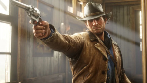 Ein typischer Cowboy mit Hut und Revolver. © Rockstar