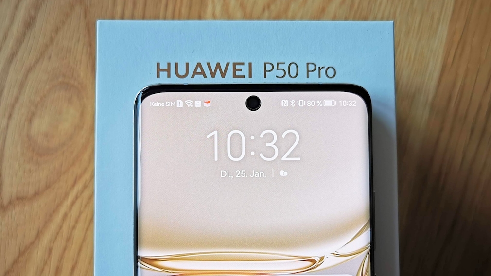 Huawei P50 Pro notch