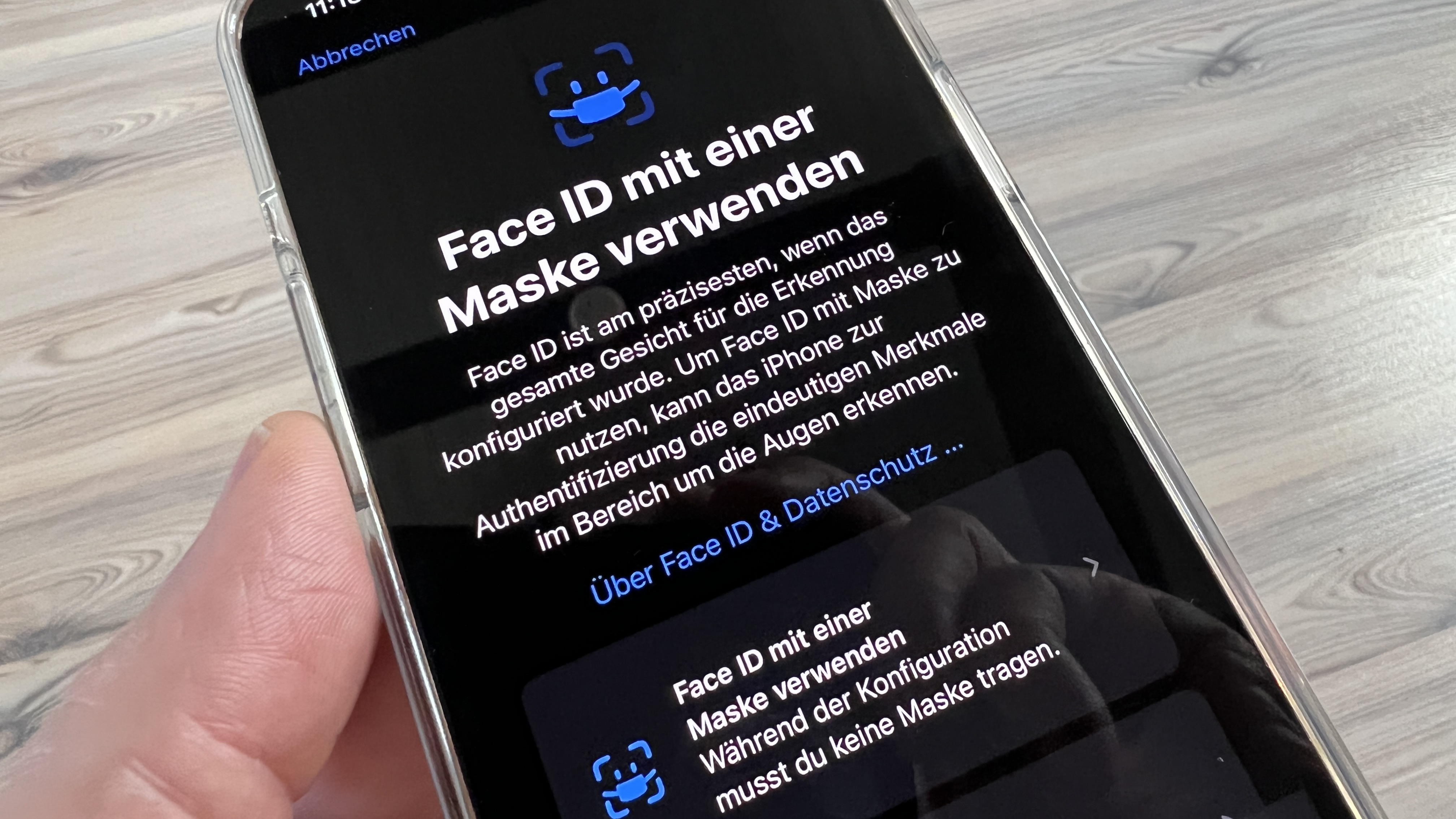 iOS 15.4: So funktioniert die iPhone-Entsperrung per Face ID mit Maske