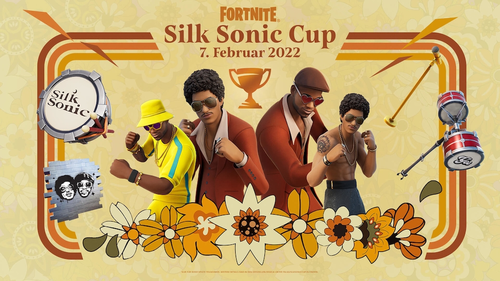 Silk Sonic Cup poster.