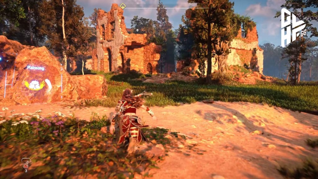 Horizon Forbidden West Relikt Ruinen Ruhelose Wildnis Horizon Forbidden West: Reliktruine in Ruhelose Wildnis lösen