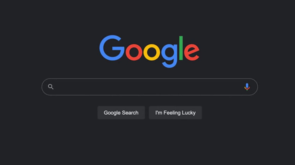 Google im Dark Mode