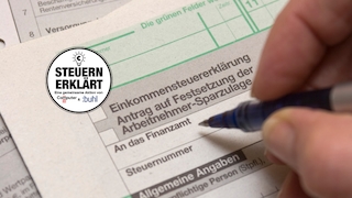 Steuererklärung in Papierform