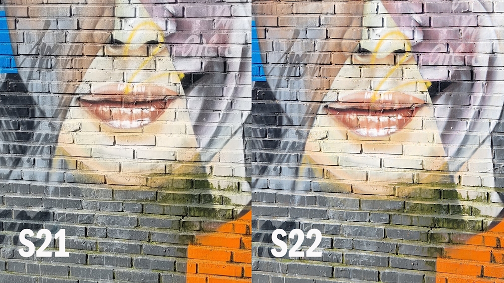 Camera comparison: S21 vs. S22: standard camera