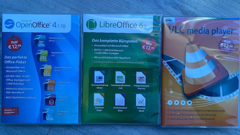 Buy VLC, LibreOffice and OpenOffice?  Sensible?  Rip off?