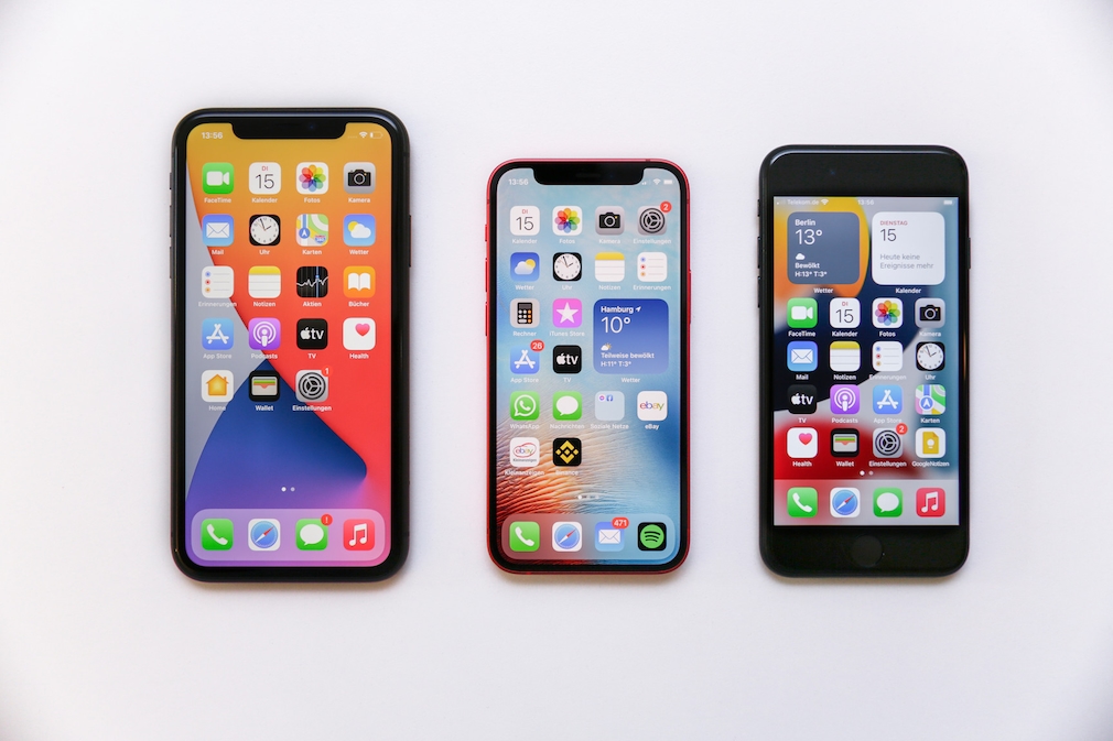 iPhone 11, iPhone 12 mini, iPhone SE 2022