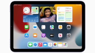 Ein iPad mini auf dem iPadOS 15 läuft.