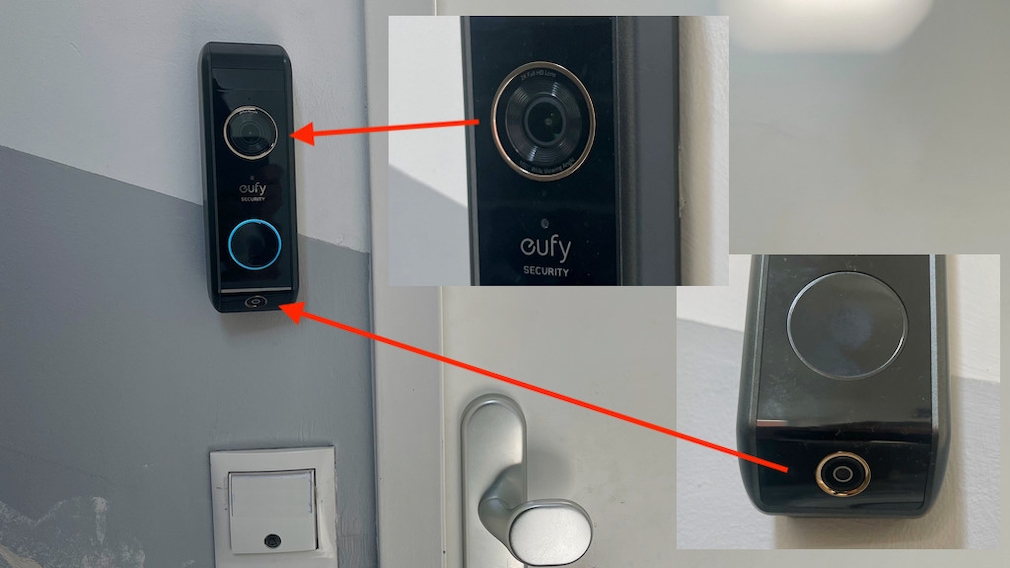 Eufy Video Doorbell Dual, Cameras