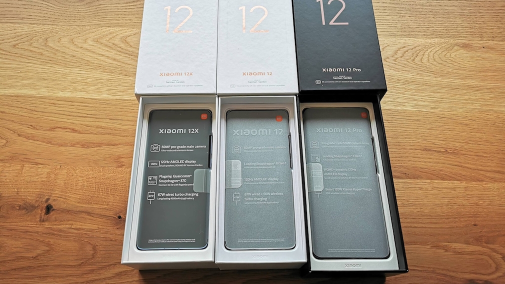 Xiaomi 12X, Xiaomi 12, Xiaomi 12 Pro