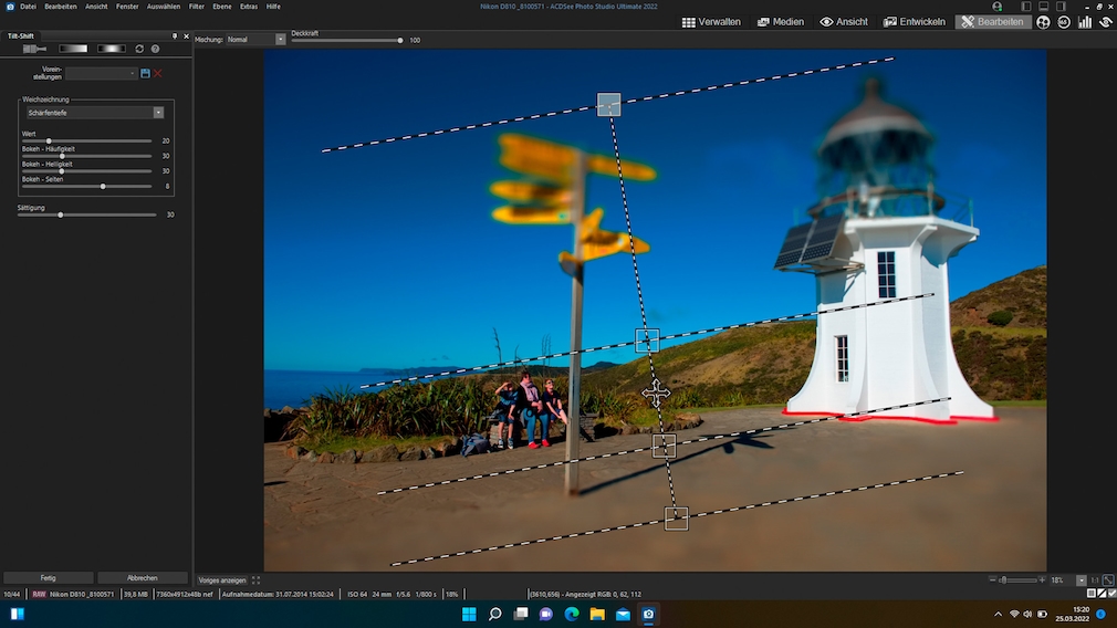 ACDSee Photo Studio Ultimate 2022 Edit View