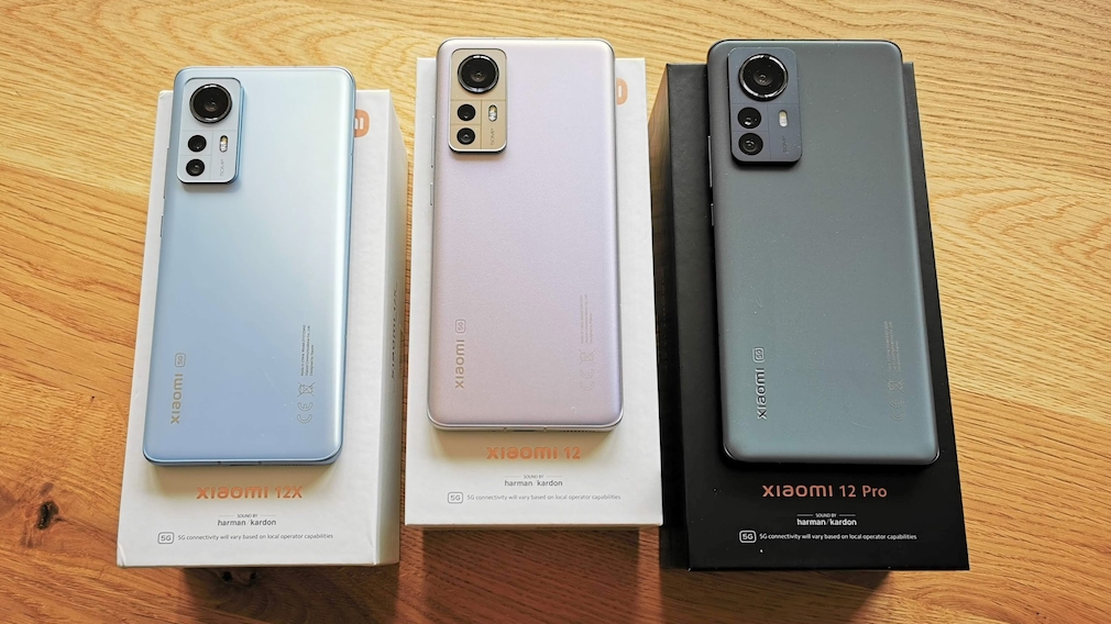 Xiaomi 12 colors and models