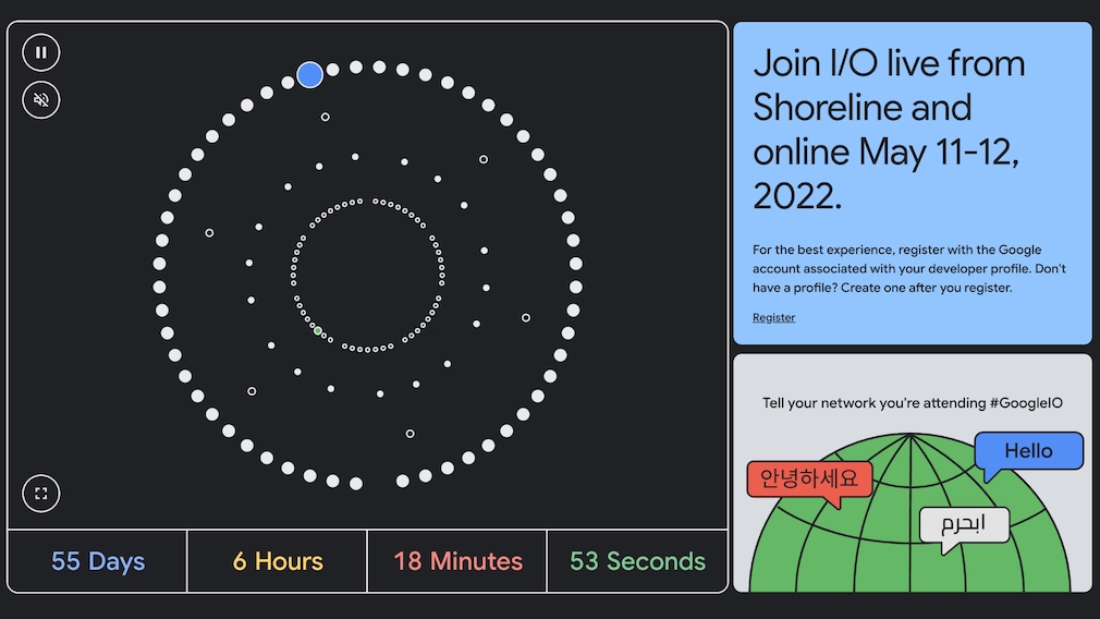 Google I/O 2022: Konferenz erneut als Online-Event