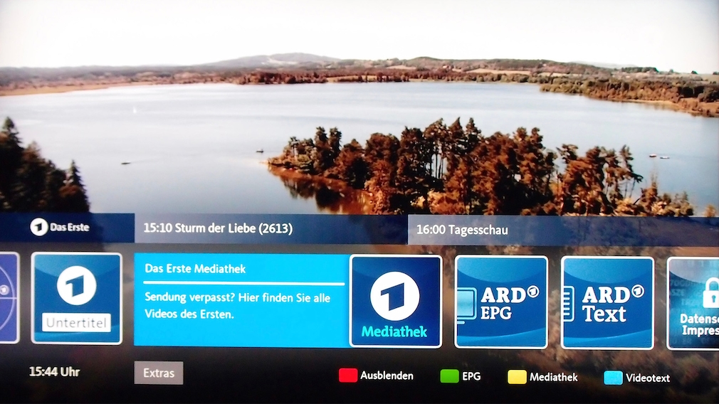 Zugriff auf die ARD-Mediathek über den DVB-T2-Receiver