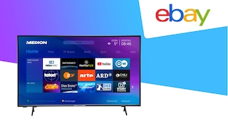 55-Zoll-TV von Medion bei Ebay: 4K-Fernseher für 400 Euro!