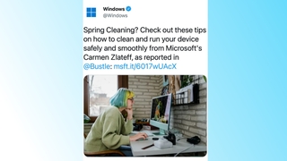 Microsoft Windows: Tweet