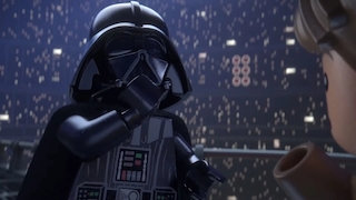 Darth Vader in Lego Star Wars.