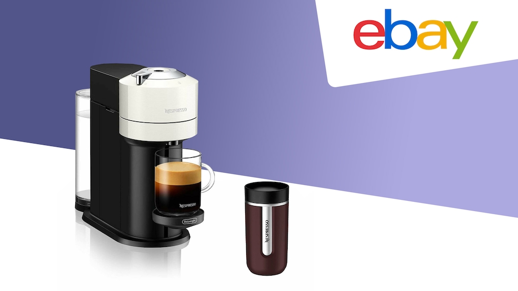 De'Longhi bei Ebay: Nespresso Kapselautomaten ENV120.W Vertuo Next Basic