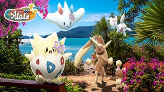Pokémon GO Frühlingsevent 2022 Poster.