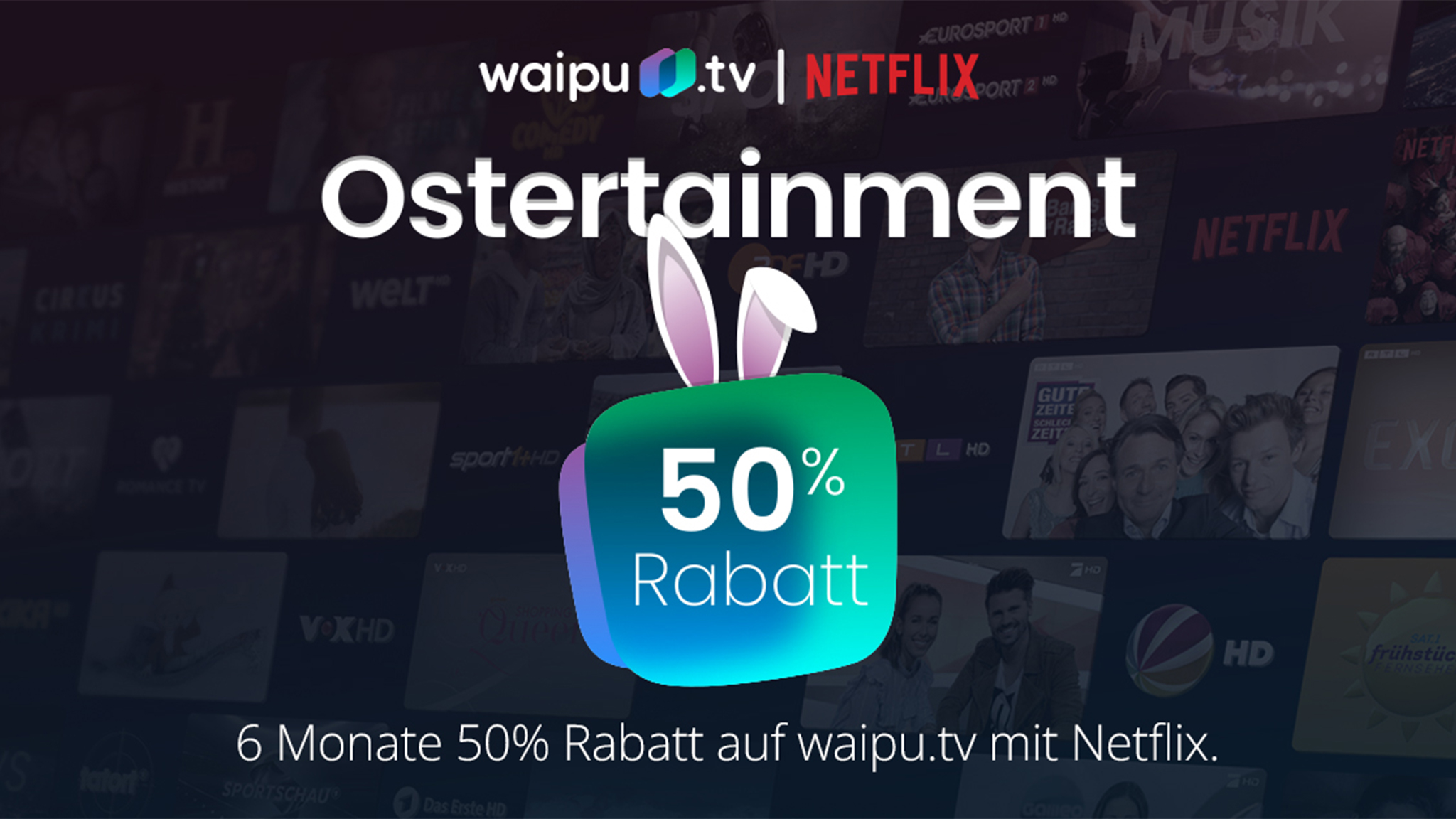 Waipu.tv-Angebot: 50 Prozent Rabatt auf Waipu.tv mit Netflix - COMPUTER BILD