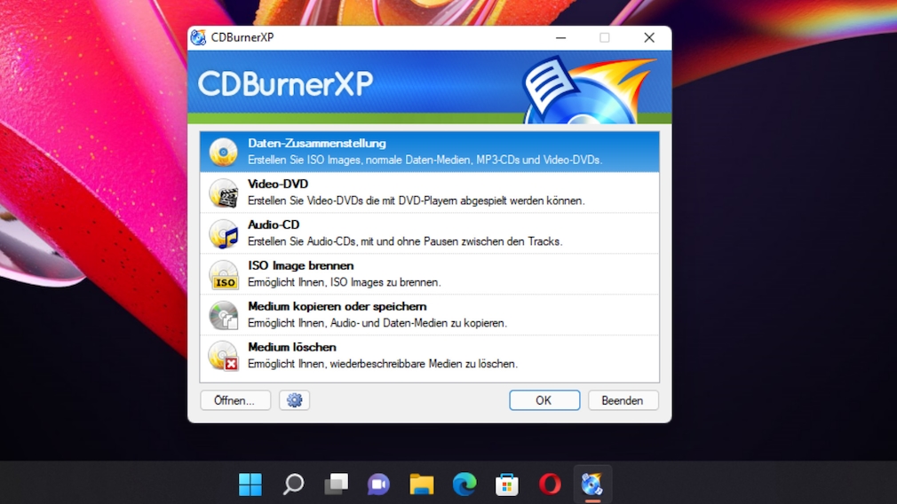 CDBurnerXP: Anleitung zum Brennprogramm auch für ältere OS