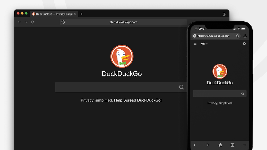 DuckDuckGo-Browser auf PC und Smartphone