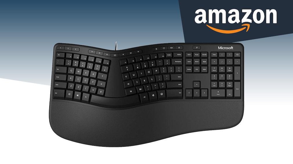 Amazon-Angebot: Auf ergonomische Microsoft-Tastatur statte 37 Prozent sparen