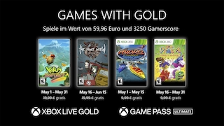 Games with Gold: Diese Spiele gibt es im Mai 2022 gratis Diese vier Titel zocken Games with Gold-Mitglieder im Mai 2022 gratis.