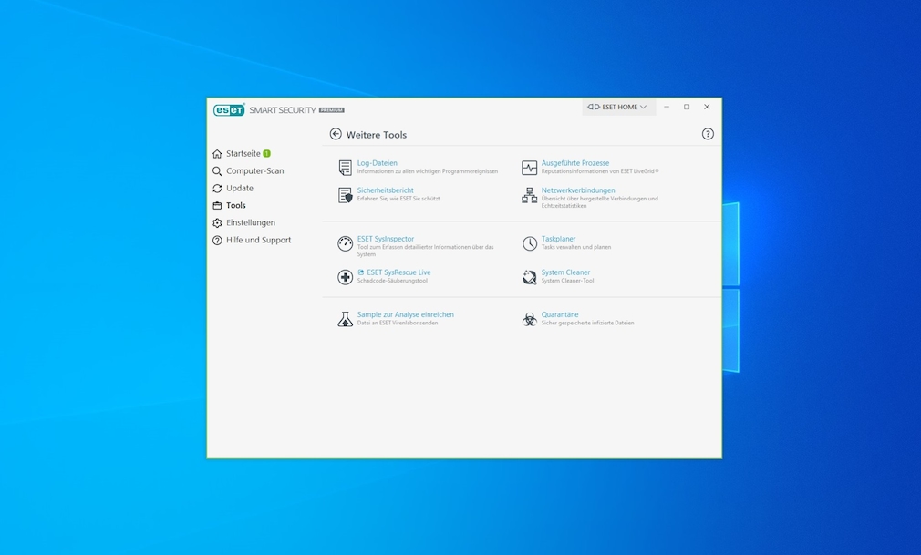 Eset Smart Security Premium More tools