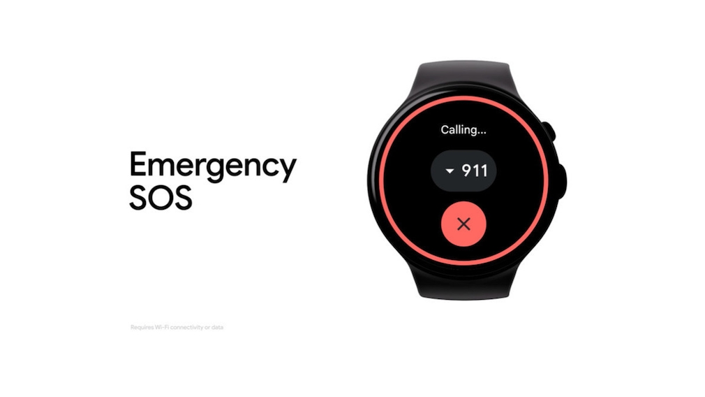 Emergency call via smartwatch