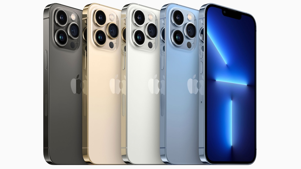iPhone 13 Pro in verschiedenen Farben.
