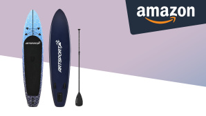 Amazon-Angebot: Aufblasbares Stand-Up-Paddle samt Zubehör von ArtSport für rund 200 Euro © Amazon, ArtSport