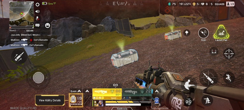 Apex Legends Mobile game scene.