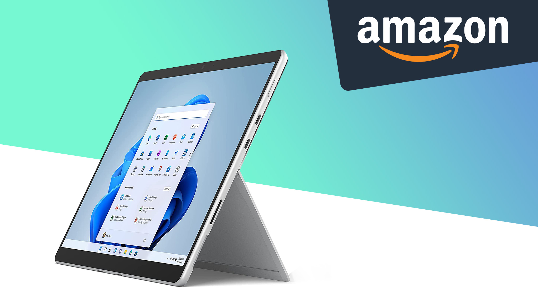 Amazon: Kompaktes 2-in-1-Tablet Microsoft Surface Pro 8 für keine 850 Euro