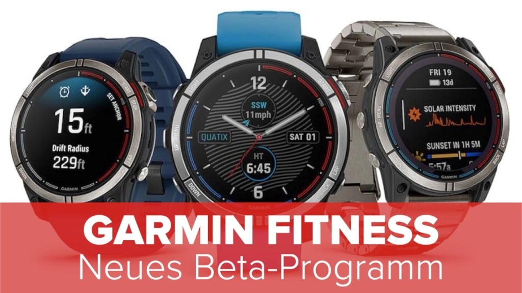 Garmin startet neues BetaProgramm für Fitnessuhren COMPUTER BILD