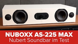 nuBoxx AS-225 max: Nubert Soundbar im Test