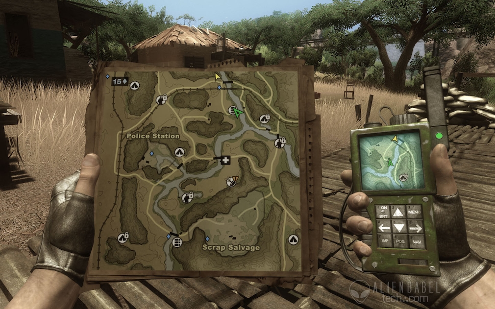 Far Cry 2 Karte.