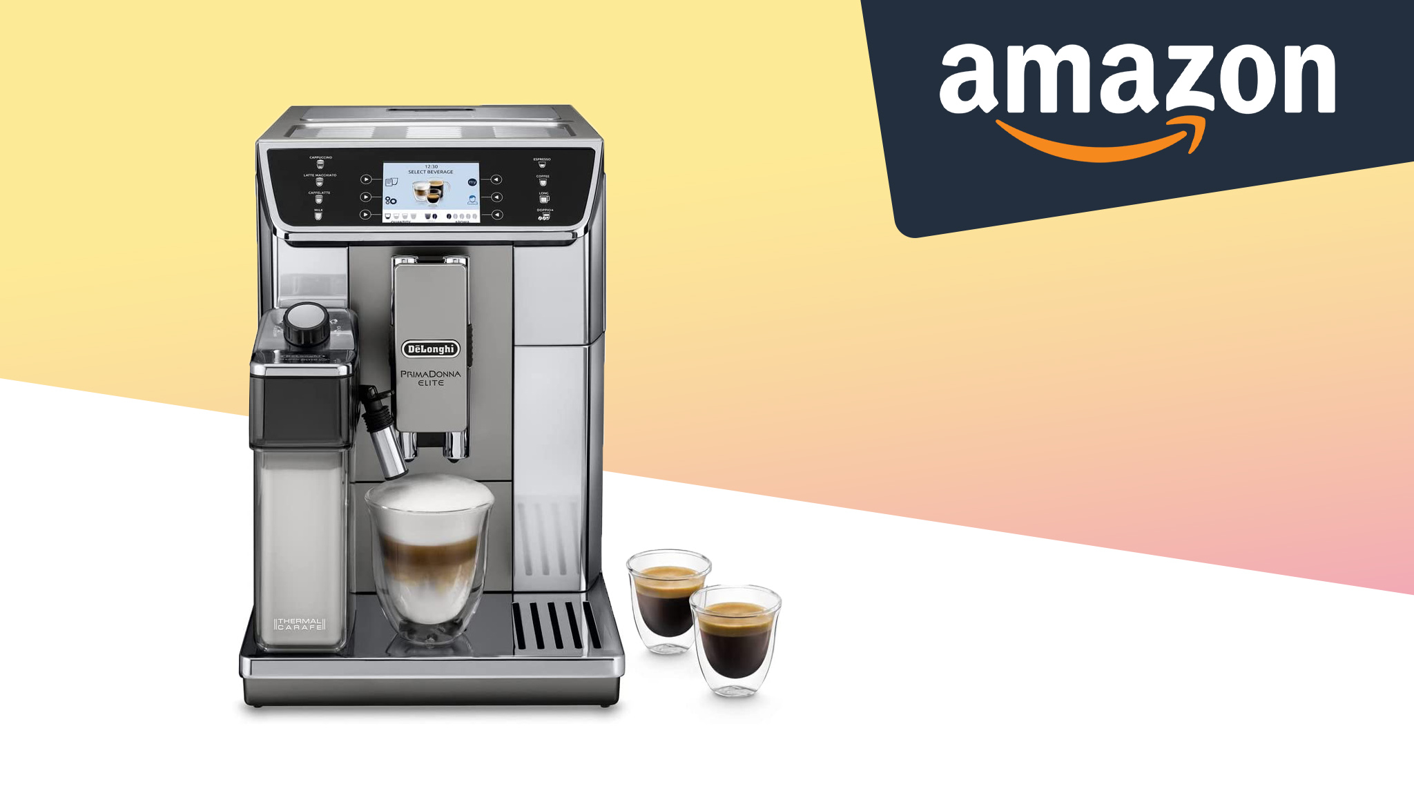 Amazon: Auf De'Longhi-Kaffeevollautomat mit App-Steuerung fast 300 Euro sparen!