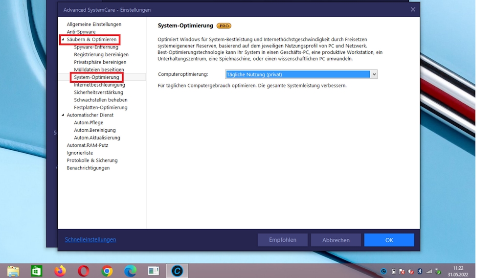 Windows Optimization Suite: Advanced SystemCare Pro free full version