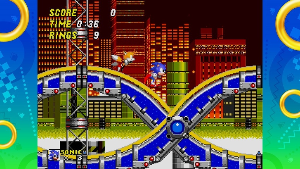 Game scene from Sonic Origins.