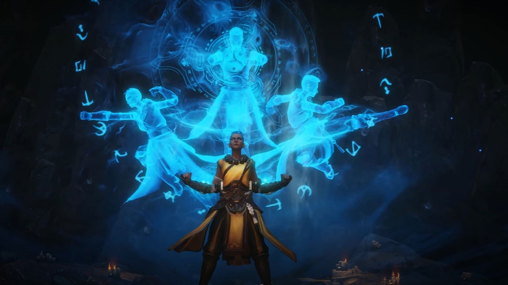 Monk in Diablo Immortal.