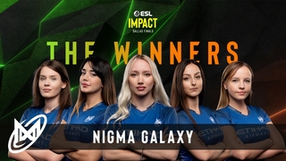Nigma Galaxy Female ESL Impact S1 Champions.